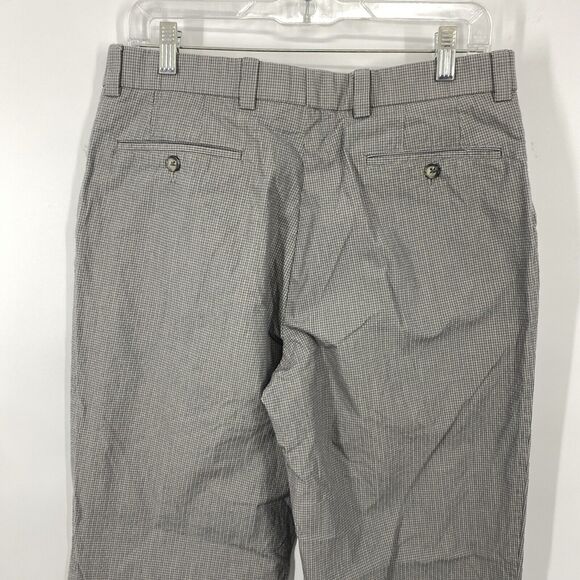Ballin X-Waist Mens Pants 33x32 Lightweight Gray Patterned Casual Comfort - Picture 7 of 13